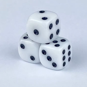 Dé Blanc Opaque
